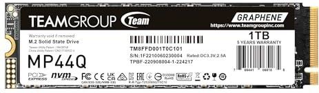 Team Group - MP44Q - SSD - 1TB - M.2 NVMe PCIe 4.0