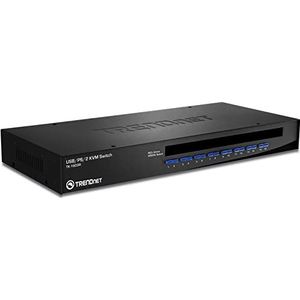 StarTech.com 4-poorts zwarte USB KVM-switch kit met kabels en audio