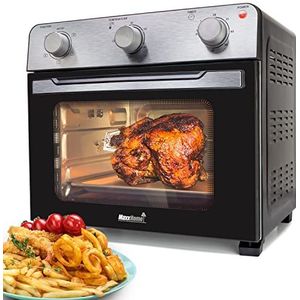 MaxxHome Airfryer - Heteluchtoven - Hete lucht Friteuse - Bakoven met Hete lucht - Grillfunctie - 28L - 1600W