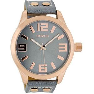 Oozoo dames Horloge-C1154 grijs (46mm)