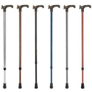 Ossenberg - Anatomische Grip - Lichtgewicht Verstelbare Wandelstok - Brons - Rechts