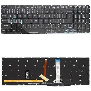 RU/Russisch VS Verlicht Toetsenbord Voor Acer voor Nitro 5 AN515-56 AN515-57 Gaming Laptop Toetsenborden Rood LG05P_N10BRL/N14BRL(US Blue RGB Backligh)