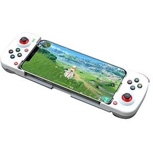 Draadloze gamecontroller voor iOS/Android/voor PS4/voor Switch PC, MFi Mobile Bluetooth Gamepad Joystick, Type-C gamecontroller (wit)