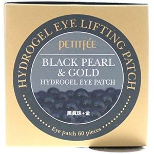 Petitfee, Black Pearl & Gold Hydrogel Eye Patch, 60 pleisters