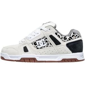 DC - StagxWKW Sneakers - Luipaardprint - Bovenmateriaal Leer/Nubuck/Suède