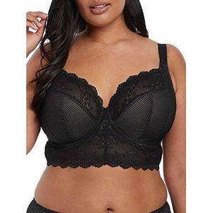 Elomi - Charley - Longline Beugelbralette Plunge Beha - Zwart - 90J