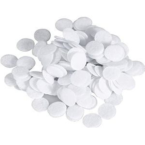Microdermabrasiefilters, 100 stuks nieuwe katoenen filter, ronde filterpads voor mee-eterverwijdering, schoonheidsmachine (10 mm)