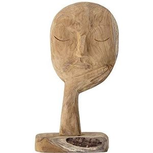 Bloomingville Sierstuk, decoratieve kop, natuur, gerecycled hout
