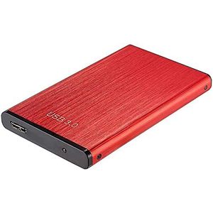 SUYING Hdd Externe Harde Schijf 2tb / 1tb / 500gb / 250gb, 2,5 inch metalen draagbare USB 3.0 back-up opslag, geschikt voor pc, desktop, laptop, Macbook, Xbox One, PS4, Smart TV (320 GB, rood)