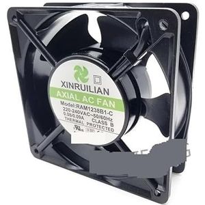 Voor XINRUILIAN RAM1238B1-C 12038 Ventilator AC220V-240V 0.08A/0.09A 2-Lijn 120x120x38MM Vierkante Koeling