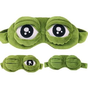 BetterJonny - 3D Kikker - Slaapmasker - Groen - Creatief Cartoon Design