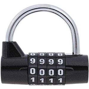 4/5-Dial Combinatie Hangslot, 4/5 Digitaal Nummerslot Code Kabinet Locker Lock Gym Kamer Hangslot Wordlock Combinatie Hangslot