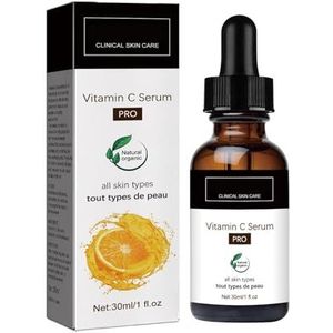 Vitamine C-serum For Het Gezicht - Anti-aging, Verhelderend, Hydraterend En Verstevigend, Vermindert Fijne Lijntjes, Stimuleert Collageenproductie, Hydraterende Gezichtsessence(3PCs)