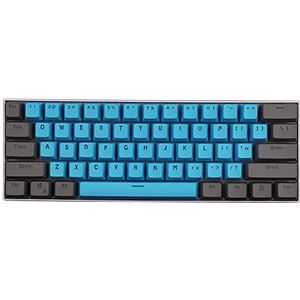 PBT Keycaps - 61 toetsen, tweekleurige achtergrondverlichting voor mechanische toetsenborden: Ducky / GH60 / RK61 / ALT61 / Annie / Poker (alleen keycaps)