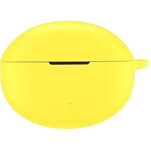 Voor OnePlus Nord Buds 3 Pro hoofdtelefoonhoes Siliconen hoesje Drop-proof en stofdichte hoofdtelefoon case (Helder geel)