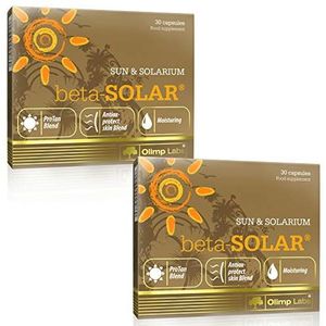 beta-Solar 60 capsules | Bruiningsversnellerpillen | Bètacaroteen | Max Strenght Deep Bronzed Tan | Veilig bruinen