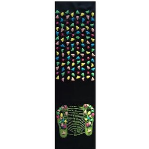 Voetmassagemat - steenmat voor voetmassageapparaat van PP | antislip voetmassagekussen | voetreflexzonemmat Stone Road | massage