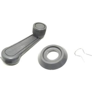 Power Window Regulator Lifter Handbediende Handgreep Auto Raam Connect 2 Krukdraaier Universele Hendel Handdeur Kleur Handvat(Gray)