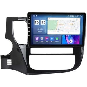 9 inch touch screen multimedia speler bluetooth autoradio voor Outlander 2012-2018 Android 12.0 Car Stereo gebouwd carautoplay ondersteuning stuurwielbediening wifi 4g gps navigatie (Size : 8+WIFI+4G