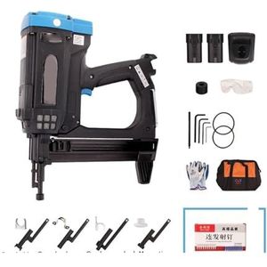 Pneumatic Nail Gun Recharable Lithium Battery Nail Gun Wood Working Steel Nailer Stapler Electric Nail Gun Voor veel media(Package6)