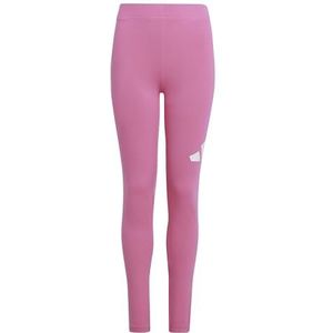 adidas Meisjes ESSENTIALS LINEAR LOGO LEGGINGS, pink fusion/white, 11-12 Years