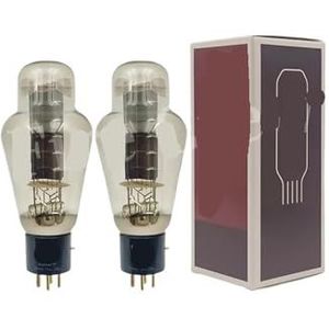 300B+ 300B Plus buis vervangt WE300B 300BN 300BT HIFI audio buis versterker ondersteunt vier kanalen (zwart, 2 stuks Matched)