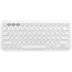 QPSJXN Draadloze Bluetooth-Toetsenbordtabletten en IPads Compatibel met Kantoorgebruik (Wit 9163)