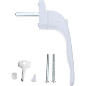 raamgrepen, Witte universele raamkruk - met sleutel for dubbel