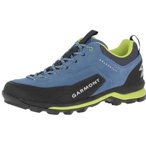 GARMONT Dragontail Lichte en stabiele instapschoenen, halfhoge wandelschoenen voor heren, Coronet Blue Primerose Green, 46.5 EU