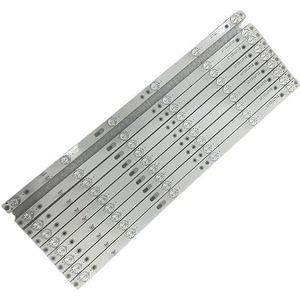 LED-achtergrondverlichtingsstrips for MS-L1239-L V2 for A/K.AI AKTV CTV5584-UHD-SMART-CURVED CTV554T UHD CTV550T DU55100055JP(Kit 9pcs For 1 TV)