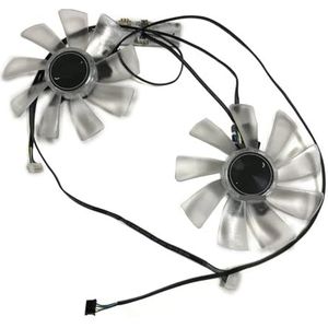 2 stuks/set, FY10015M12LPA, GPU-koeler, videokaartventilator voor GALAX RTX2080, RTX 2070, Super EX, 2060 en PLUS, wit