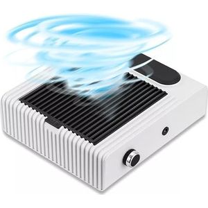 180W Nagelstofzuiger Stofzuiger Ventilator for Manicure Pedicure Professionele for Nagelsalon(White)