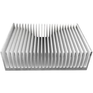 FULIMEI 300(W)*85(H)*50-500(L) mm Hoog vermogen Warmteafvoer Aluminium blok Groot aluminium koellichaam Hoogvermogenversterker koellichaam(300x85x100mm)