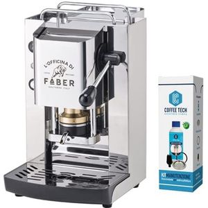Faber Slot Pro Total koffiezetapparaat voor ESE-pads 44 mm + onderhoudsset + 20 pads voor dagelijkse emoties