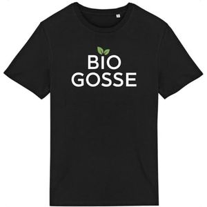 Bio Gosse T-shirt - voor heren - Bedrukt in Frankrijk - 100% biologisch katoen - Verjaardagscadeau Humor Origineel Grappig, Zwart, L