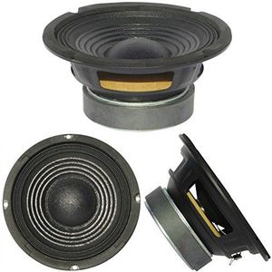 1 WOOFER MASTER AUDIO CW801/4 luidspreker 20,00 cm 200 mm 8"" diameter 150 watt rms 300 watt max 4 ohm auto 93 db spl stijve ophanging, 1 stuk