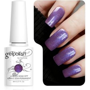 Vishine Nagellak, 8ml, semi-permanent, gellak, uv, led, soak-off, manicure, #1054