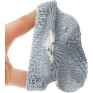 Kruipende Kniebeschermers voor Baby's, Zachte Katoenen Blauwe Baby Kruipende Kniebeschermers Sokken voor de Herfst (M 1-2 jaar oud)