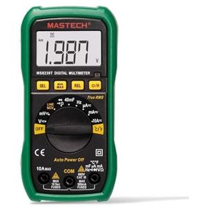 MS8239D+ MS8239T digitale multimeter DC/AC Spanning Stroom Capaciteit Hz diode ohm tester ampèremeter voltmeter achtergrondverlichting (MS8239T)