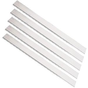 Vierkante Aluminium Flat Bar, 5 stuks aluminium platte staaf, vierkante aluminium platte staaf 500 mm lengte, 4 mm dikte, massief, 20 mm (Size : 25mm)