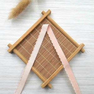 BH-bandje elastisch bandje 3/8"" 1/2"" 5/8"" 10mm 13.0mm Schouderband Ondergoed Lingerie Maken Naaiwerk Trim 2 5 10 Yard-Bloemblaadjes Perzik-15mm-5 Yards