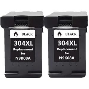 Inktcartridge for Deskjet 2620 All-in 3700 3720 3752 5000 5010 5030(2Pack BK)