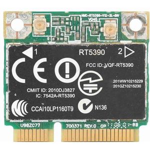 Draadloze netwerkkaart WiFi-adapter, RT5390 halve mini PCI-E Wlan-netwerkkaart voor laptopcomputer