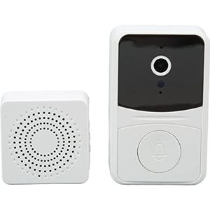 Draadloze Deurbelcamera, BT WiFi-verbinding 2-weg Audio-infrarood Nachtzichtlicht Video-oproep op Afstand, Videodeurbelcamera voor Thuis