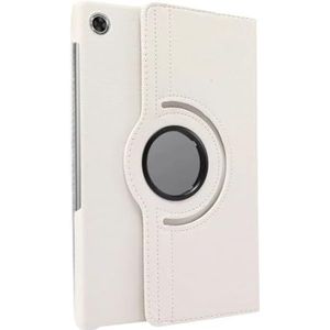 360 Roterende Tablet Case Geschikt for Lenovo Xiaoxin Pad 2022 10.6 M10 Plus 3e Gen TB-125F TB-128F Tablet Cover stand Shell(WHITE)