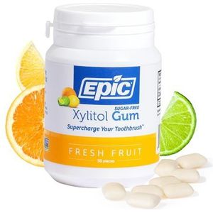 Epic Dental Xylitol Gum Fresh Fruit 50 count