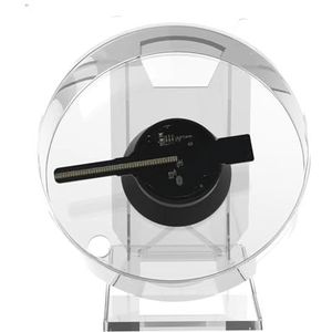 3D-hologramventilator, Mini 3D-ventilator hologram projector reclame logo licht led-bord holografische lamp huisdecoratie 3D holografische projector licht Helderheidseffect