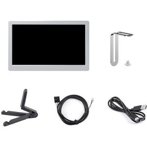 Wdbild 7Inch Zijscherm Zeer Helderheid 1024x600 Computer Case Monitoren Gehard Glas Panel Voor Verbeterde Productiviteit Dubbele Display