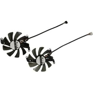 Videokaartventilator, grafische koeler, 2 stuks T129215SU, FY09015M12LPA, voor GALAX RTX 3060 Ti voor Snapdragon FG, voor RTX3050(2 Plugs TH9215S2H)