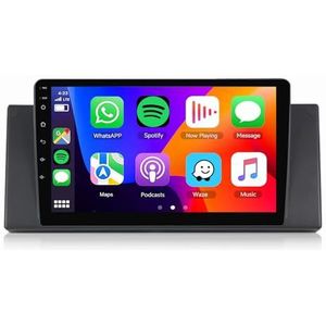 8-Core 5G-WiFi [4G 64G] Android 14 Autoradio Navi voor B-MW E53 (1999-2006) 9 ""Scherm 2 Din Radio met Draadloze Carplay Android Auto GPS Navigatie FM RDS Bluetooth SWC DSP MIC Camera,M100s